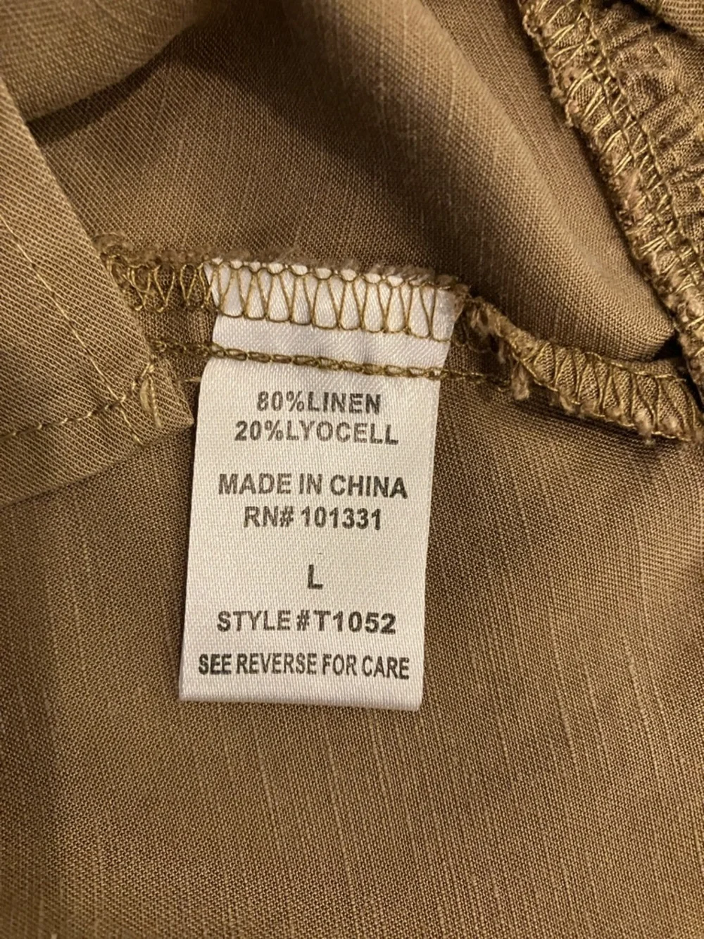Women's Lace-Up Peplum Top in Olive Brown Renaissance Festival Wear Size Large - Picture 8 of 8